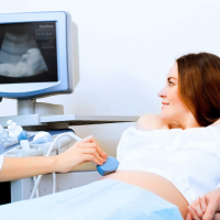 Hamiləlik dövründə ultrasəs müayinəsi, Ultrasəs müayinə, USM, Gözün ultrasəs müayinəsi